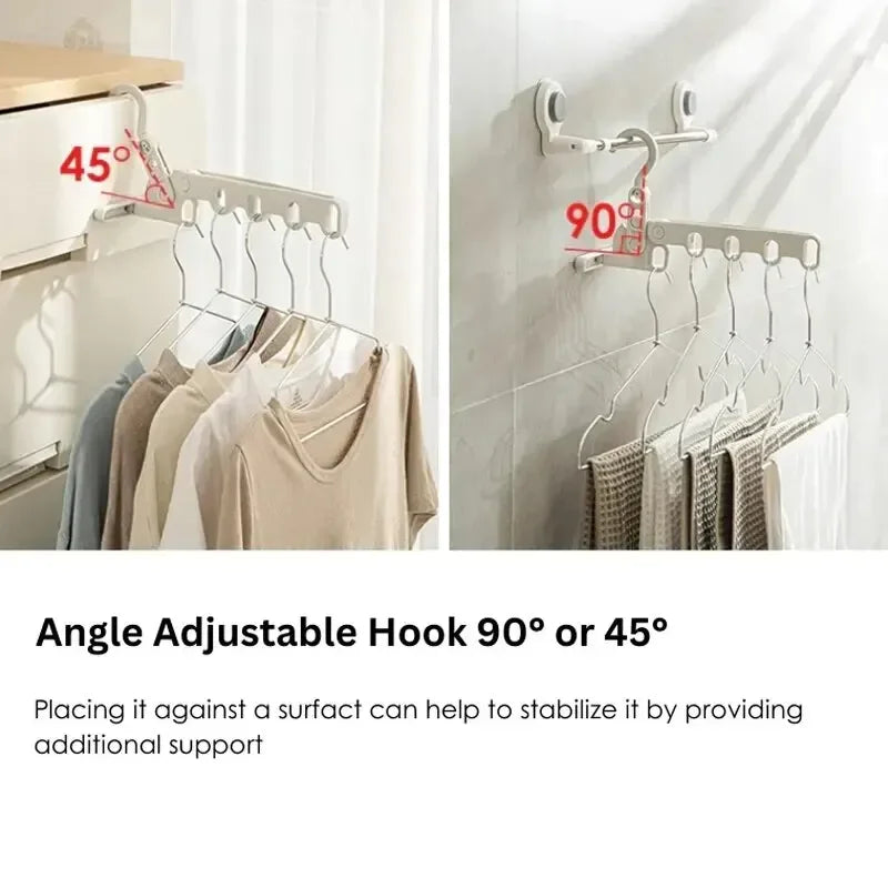 Cintre à vêtements Portable à 5 trous, support de séchage de voyage pliable pour hôtel Camping sac à dos