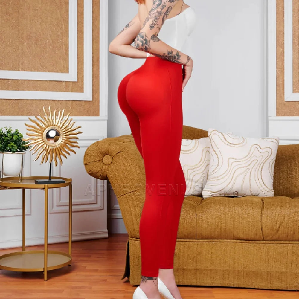 Fajas femmes Leggings bout à bout Leggings taille haute contrôle du ventre minceur perte de poids Shaper pantalon d'entraînement contrôle du ventre