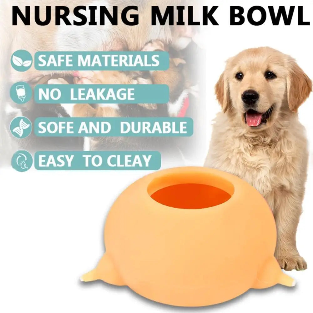 Mangeoire à bulles en silicone pour animaux de compagnie, bol à lait pour chatons et chiots, distributeur de nourriture à cliquetis, 150ml
