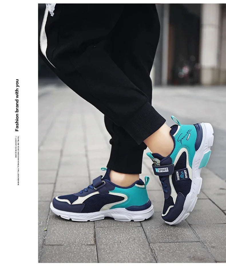 Chaussures pour enfants garçon baskets au printemps et en automne avec surface respirante antidérapante élève cuhk garçon garçon chaussures de mode
