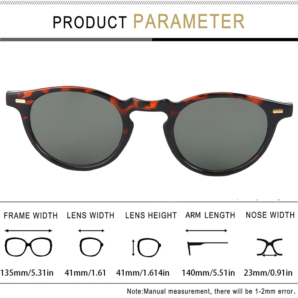 Petites lunettes de soleil rondes lunettes de soleil élégantes pour hommes et femmes rétro classique sélection multi-styles voyage Shopping randonnée UV400