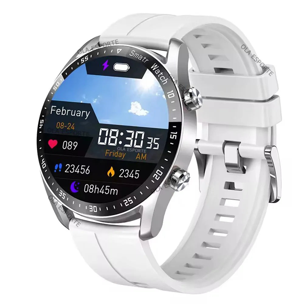 2025 nouvelle montre intelligente femmes hommes AMOLED écran Bluetooth appel plein écran tactile météo appel sport Bracelet intelligent 5ATM étanche
