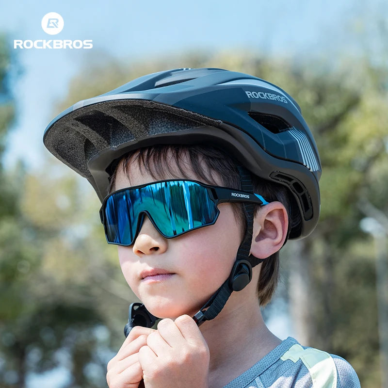 ROCKBROS lunettes de soleil enfants filles garçons lunettes polarisées/photochromiques enfants lunettes Protection UV lunettes lunettes