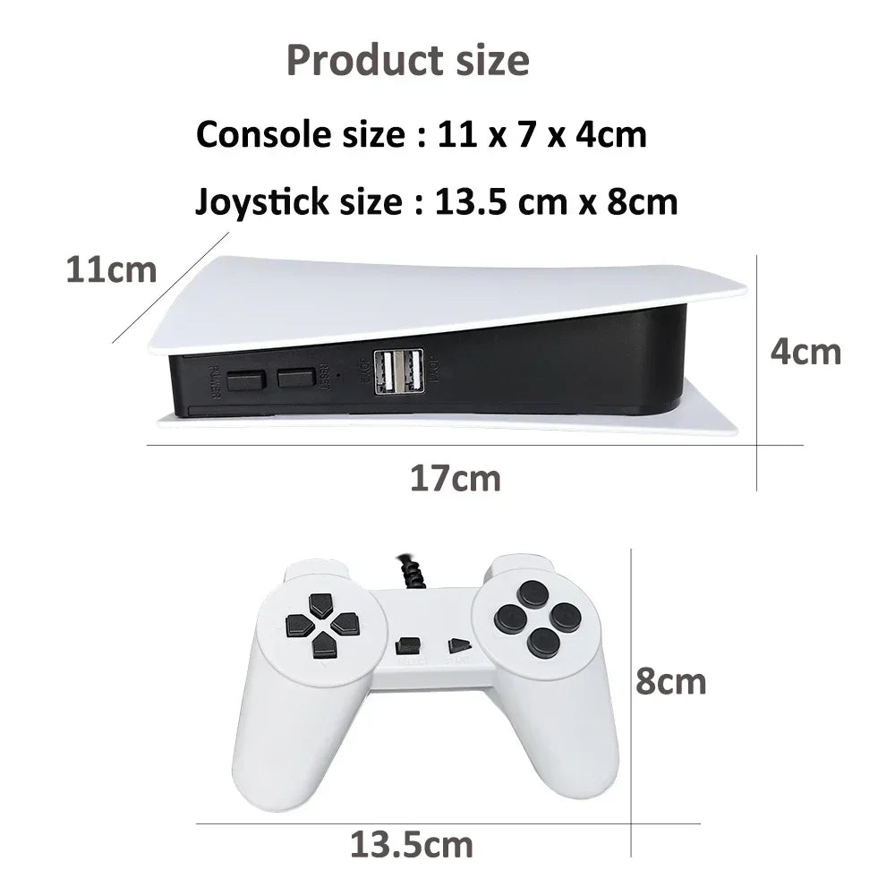 GS5 Console de jeu vidéo Mini TV Console de jeu portable manettes filaires jeu vidéo 300 jeu rétro sortie HD deux joueurs pour PS1 Etc.