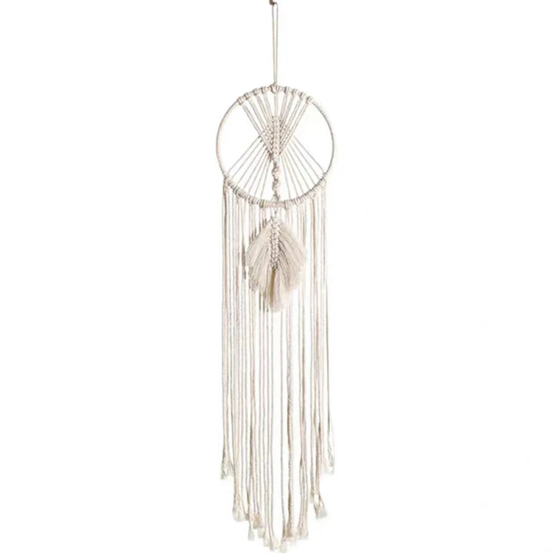 Nordic Style Macrame Wall Sconce for Baby and Child's Room, Boho Home Decor with Moon, Ramadan
