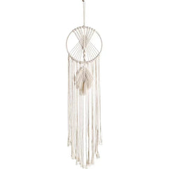 Nordic Style Macrame Wall Sconce for Baby and Child's Room, Boho Home Decor with Moon, Ramadan