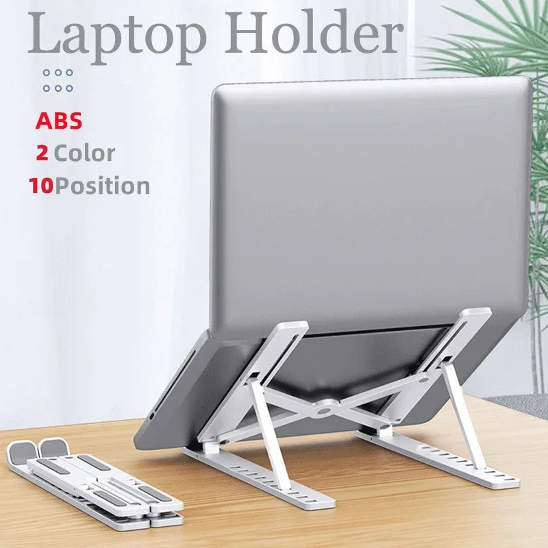 Support réglable pour ordinateur Portable, Support d'ordinateur pour Macbook Air Pro, accessoires, Base pliable pour Pc