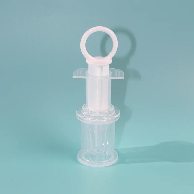 Mangeoire à sucette pour bébé, distributeur de médicaments liquides pour bébé, mangeoire à aiguilles en Silicone Anti-étouffement, mangeoire à eau, avec tasse de mesure de 20ml