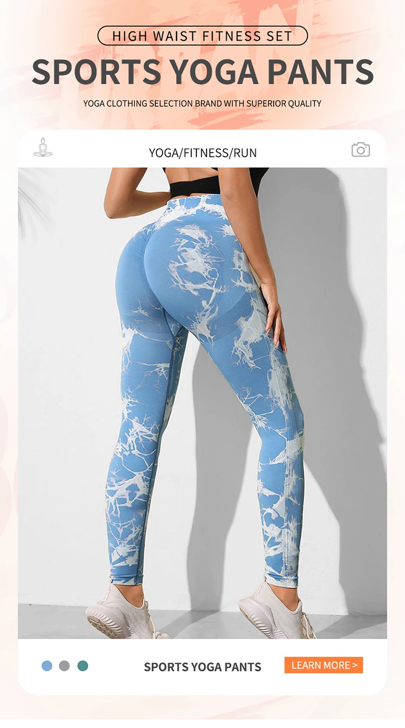 Aught Dye-Leggings de yoga taille haute sans couture pour femmes, pantalons de sport, collants push-up, vêtements de sport, entraînement de fitness, nouveau, 2024