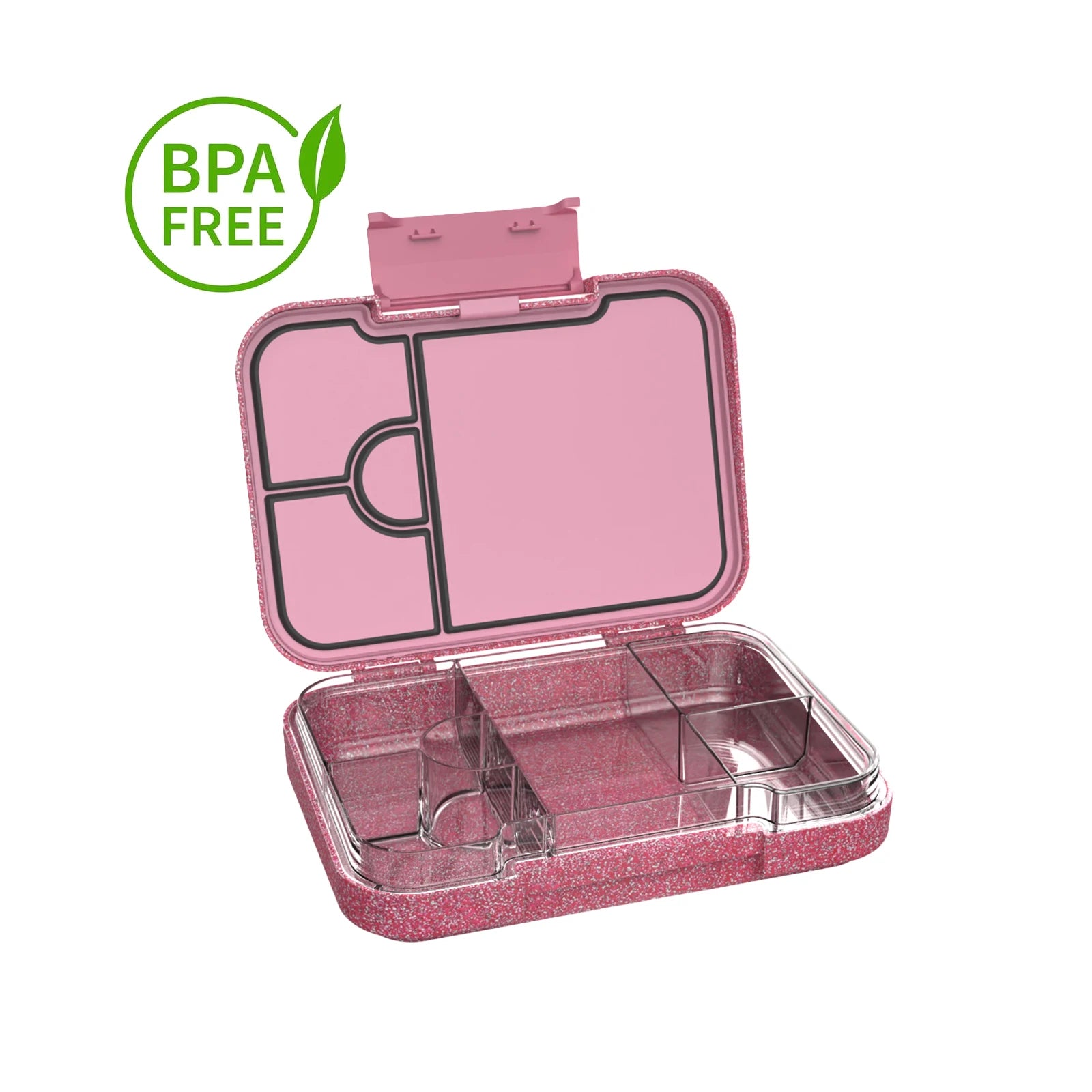 Boîte à lunch Bento pour enfants avec 4/6 compartiments, récipient alimentaire sans BPA, passe au micro-ondes et au lave-vaisselle pour les repas, l'école