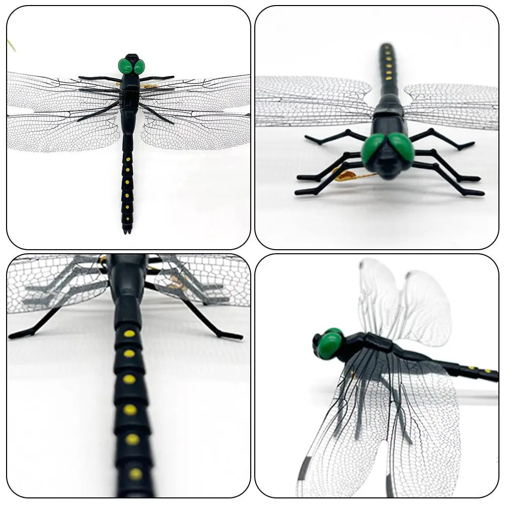 Simulation d'insecte libellule, modèle anti-moustiques, ornements suspendus d'extérieur, outil de répulsif pour jardin et ferme, 4 ou 10 pièces