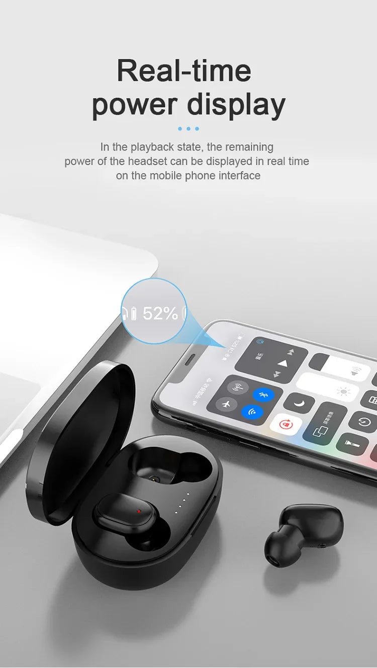 TWS A6S casque sans fil écouteurs Bluetooth casque Sport stéréo Bluetooth écouteurs pour iPhone 15 Huawei Xiaomi Redmi téléphones