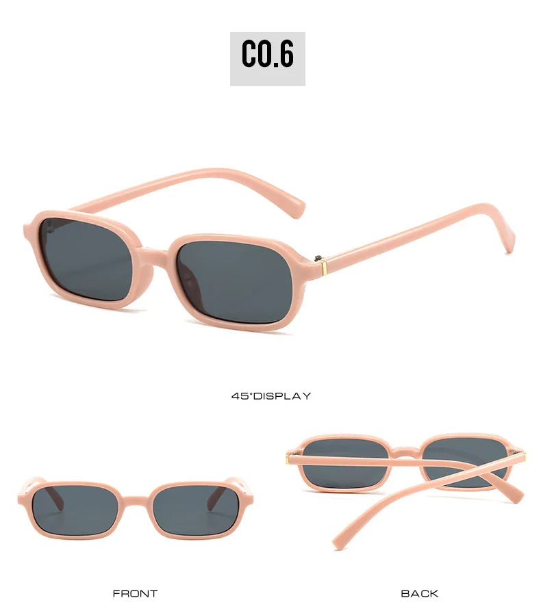 Petites lunettes de soleil rondes à la mode, monture géométrique, lentille PC, Protection UV multicolore, nuances unisexes