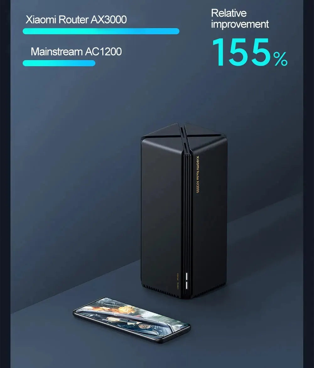Xiaomi routeur AX3000 maille Wifi6 2,4G 5,0 GHz Full Gigabit 5G WiFi répéteur 4 antennes extensor de red enrutadores de malla