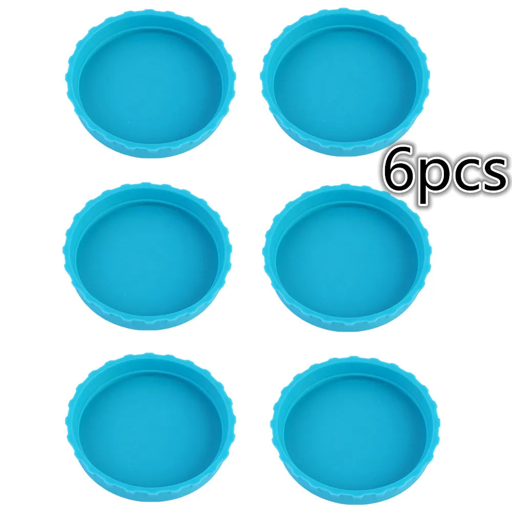 Couvercles de canettes de boissons réutilisables, couvercles de canettes de boissons, protecteurs de couvercles de Soda, bouchon de bouteille d'étanchéité en Silicone, couvercle d'étanchéité anti-fuite