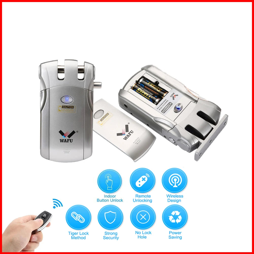 Wafu 019 serrure de porte wifi serrure intelligente serrures de télécommande électronique bluetooth serrures de porte sans clé serrure Dealbolt