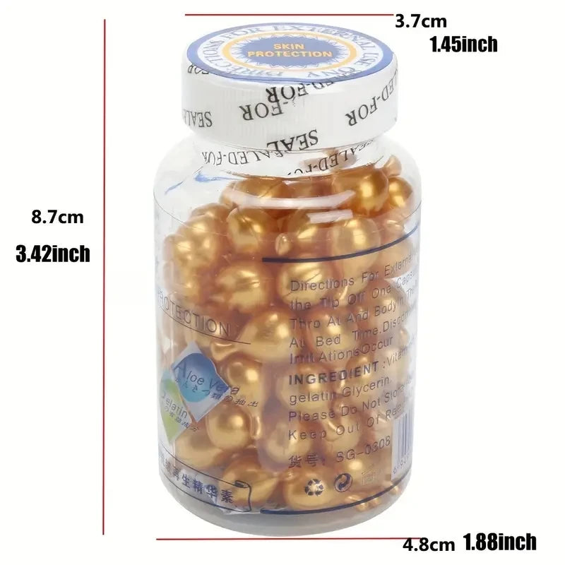 Capsules d'extrait de vitamine E, crème hydratante, sérum Ve, maquillage coréen pour le visage, 90 pièces/bouteille, soins pour la peau