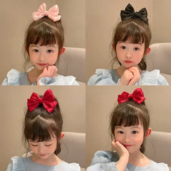 Enfants arc épingle à cheveux noir rouge rose princesse pinces à cheveux filles enfants cheveux accessoires coréen mode pinces à cheveux chaude
