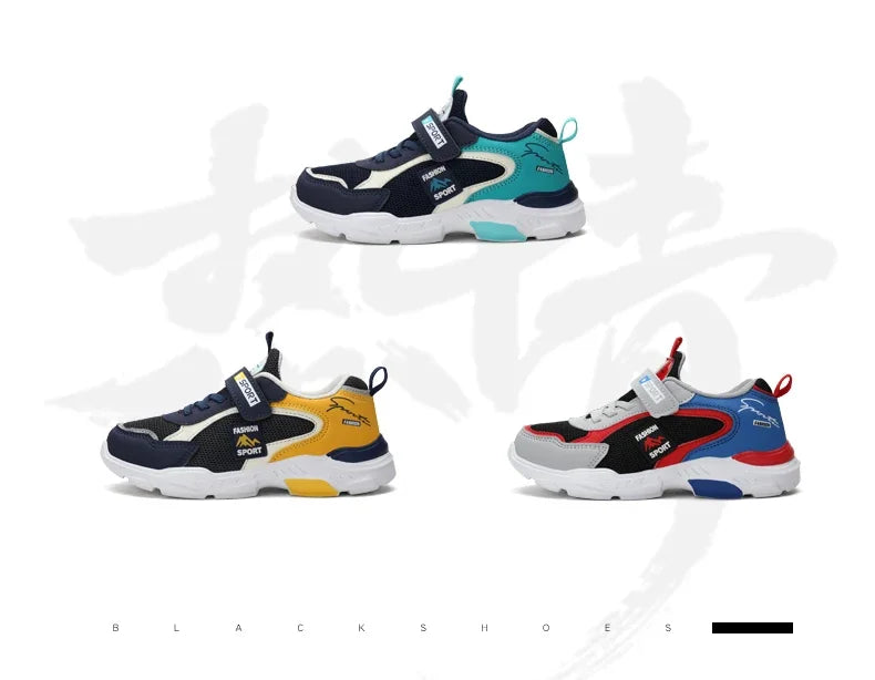 Chaussures pour enfants garçon baskets au printemps et en automne avec surface respirante antidérapante élève cuhk garçon garçon chaussures de mode