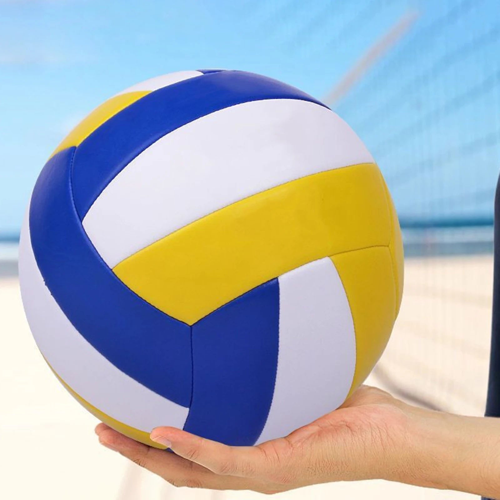 Ballon de volley-ball n ° 5 en PVC, compétition professionnelle, pour plage, sports d'extérieur et d'intérieur, entraînement IkSoft, léger et hermétique