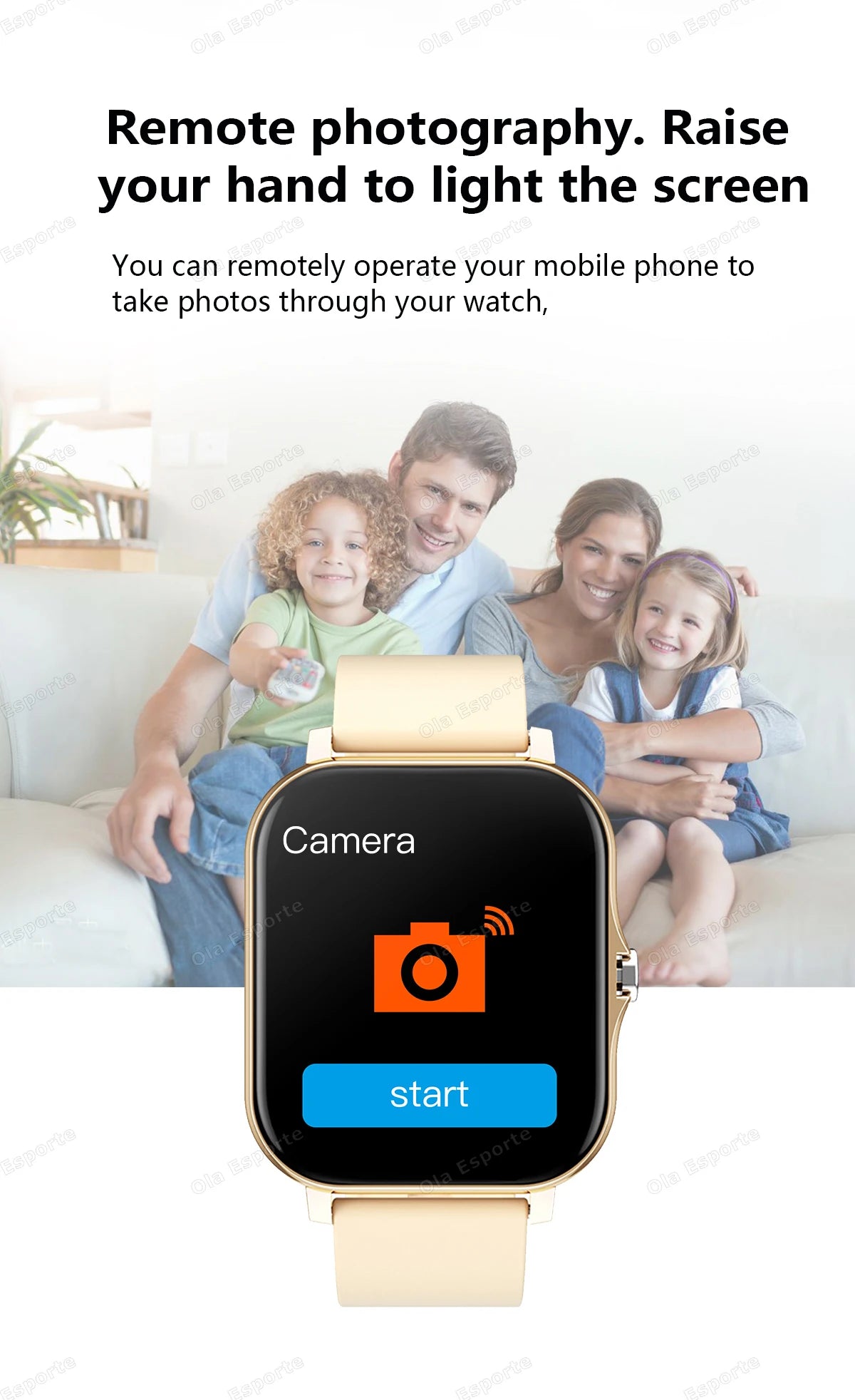 Nouvelle montre intelligente 2.01 pouces HD affichage réponse faire appel Message vue Modes sportifs smartwatch bricolage cadran prévisions météorologiques hommes femmes