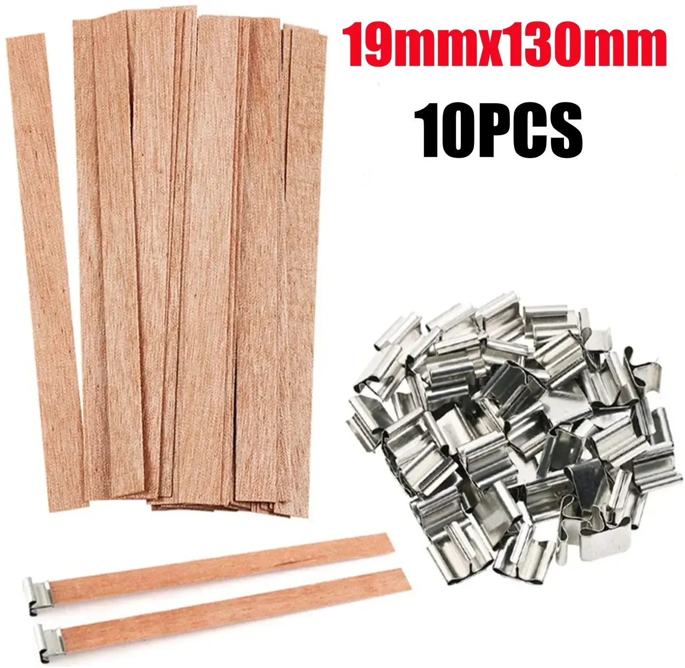 Bougie en cire de soja faite à la main, mèche en bois, bricolage, bougie d'aromathérapie, mèche à Induction unique, bougie en cire de paraffine, Guide d'artisanat