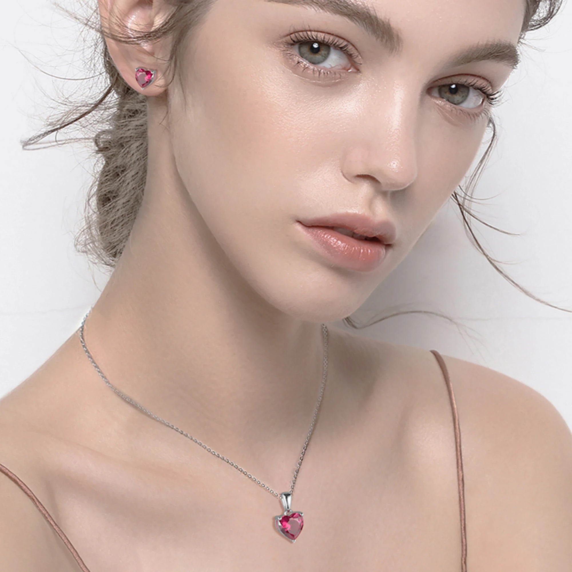 Effie Queen 925 boucles d'oreilles en argent Sterling pierre de naissance pour femmes AAA Zircon cubique 12 couleurs boucles d'oreilles mode fille bijoux SE84