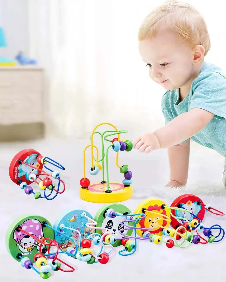 Jouets éducatifs en bois Montessori pour enfants de 1 2 3 ans jouets pour bébés Puzzles en bois 3D jouet d'apprentissage pour bébés jeu de Puzzle pour enfants