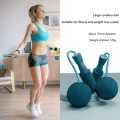Avec balle lourde corde à sauter sans fil Yoga boxe sport et Fitness entraînement aérobic corde à sauter rapide Portable pour femme, homme
