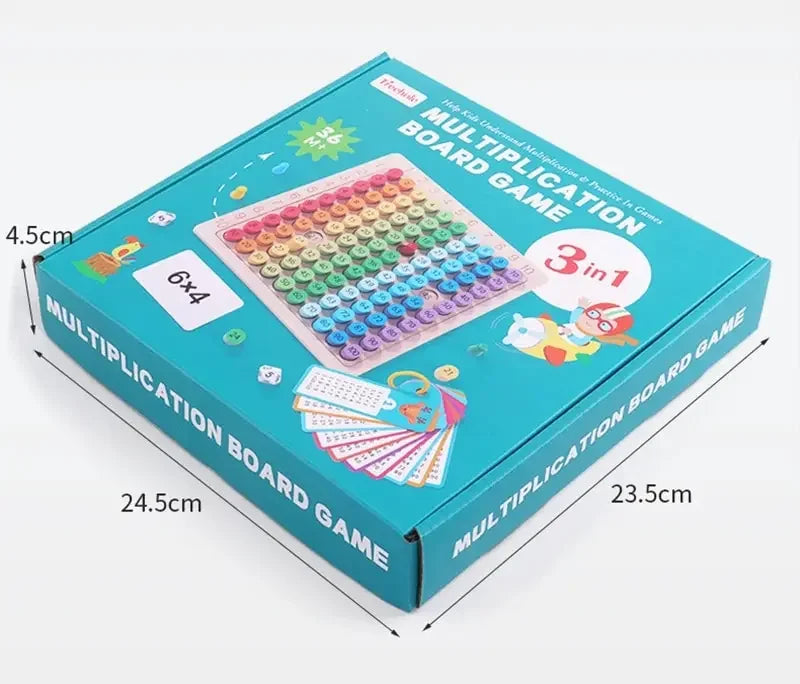 Jouets éducatifs en bois Montessori pour enfants, jouets mathématiques pour bébés, Table de Multiplication 99, outils pédagogiques d'arithmétique, cadeaux pour enfants