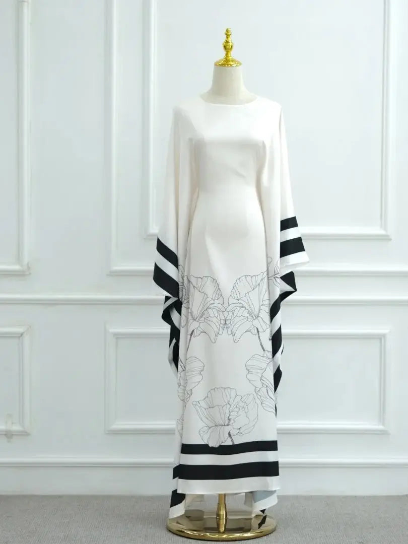 Ramadan Kebaya Muslim Abaya Damen Dubai Luxury Caftan African Dresses for Women Turkey Islam Moroccan Caftan Muslim Women's Dress