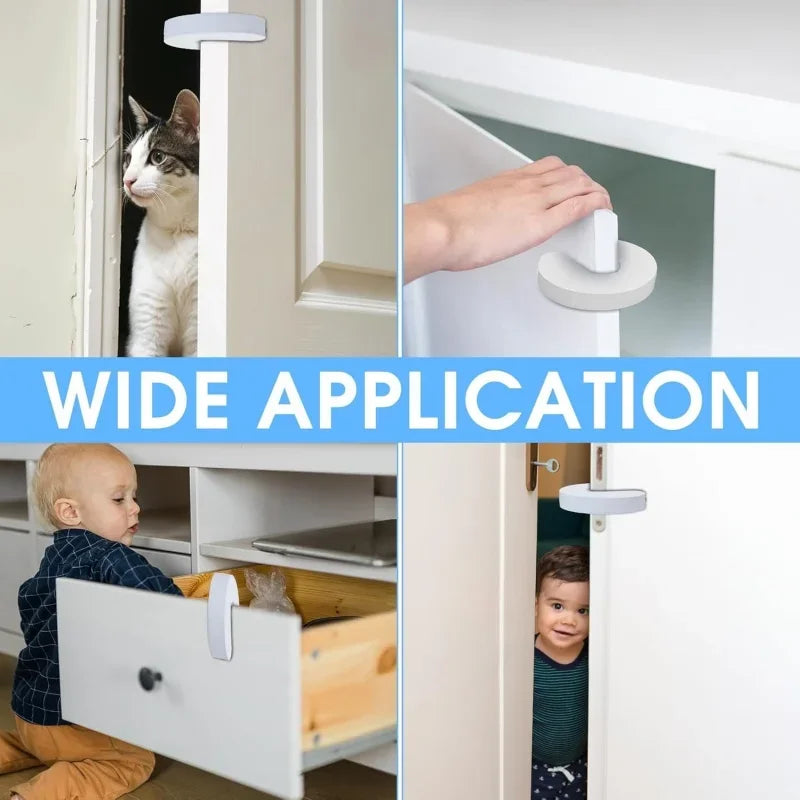 Baby Safety Door Stopper, 6 Pieces, Newborn Furniture Protector, Anti-Pinch, Child Lock, Finger Protection, Door Stopper