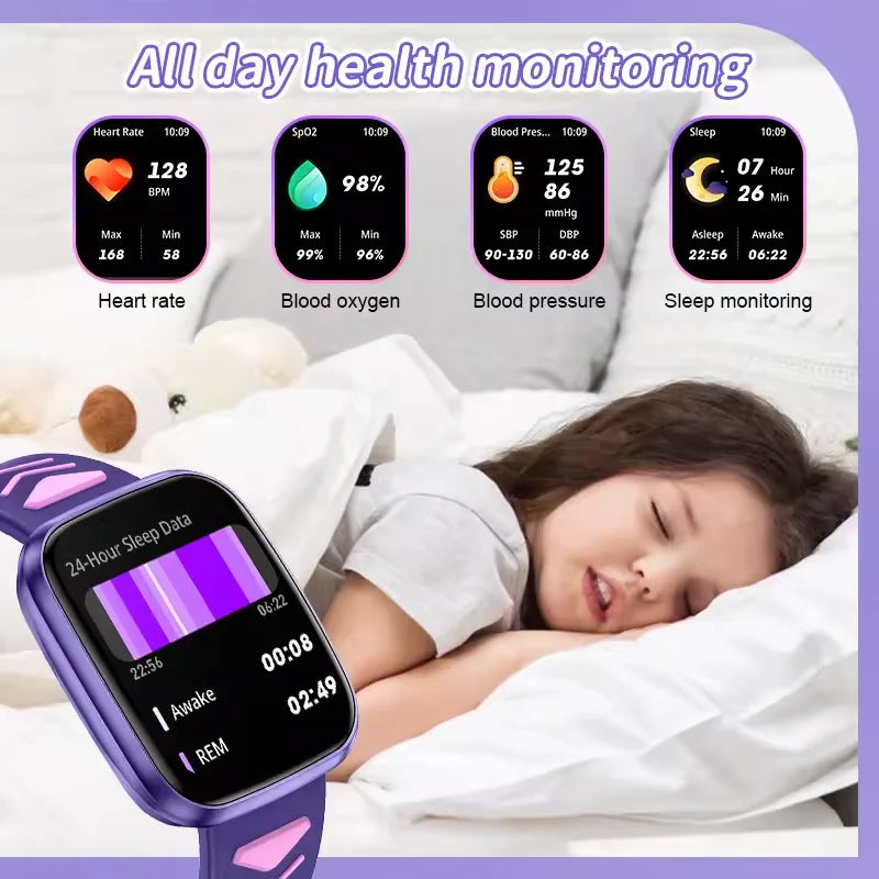 Nouveaux enfants montre intelligente enfant HD écran tactile jeux Smartwatch musique montre garçon fille cadeau enfants Smartwatch pour IOS Android