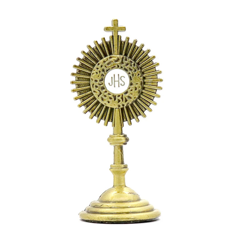 Christian and Catholic Communion Statue, Golden Jesus Areas, Inum Retrievers, Home Office Table Decoration, Cross Figurine, Religious Gift