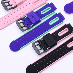 15mm enfants bracelet de montre Smartwatch enfants bracelet en Silicone bracelet de montre étanche bracelet Flexible universel réglable montre ceinture
