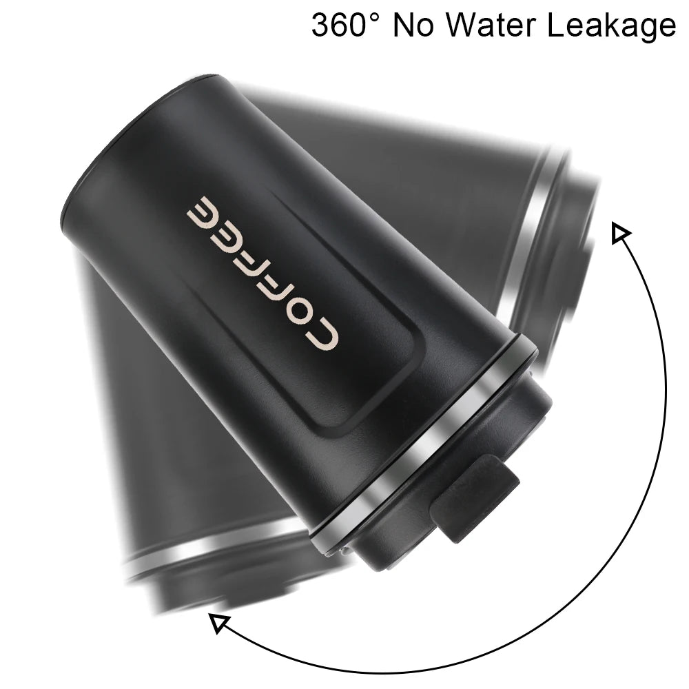 Tasse Thermos de voiture Thermo café pour thé eau café anti-fuite tasse Thermo de voyage tasse à café 380/510ML Double acier inoxydable