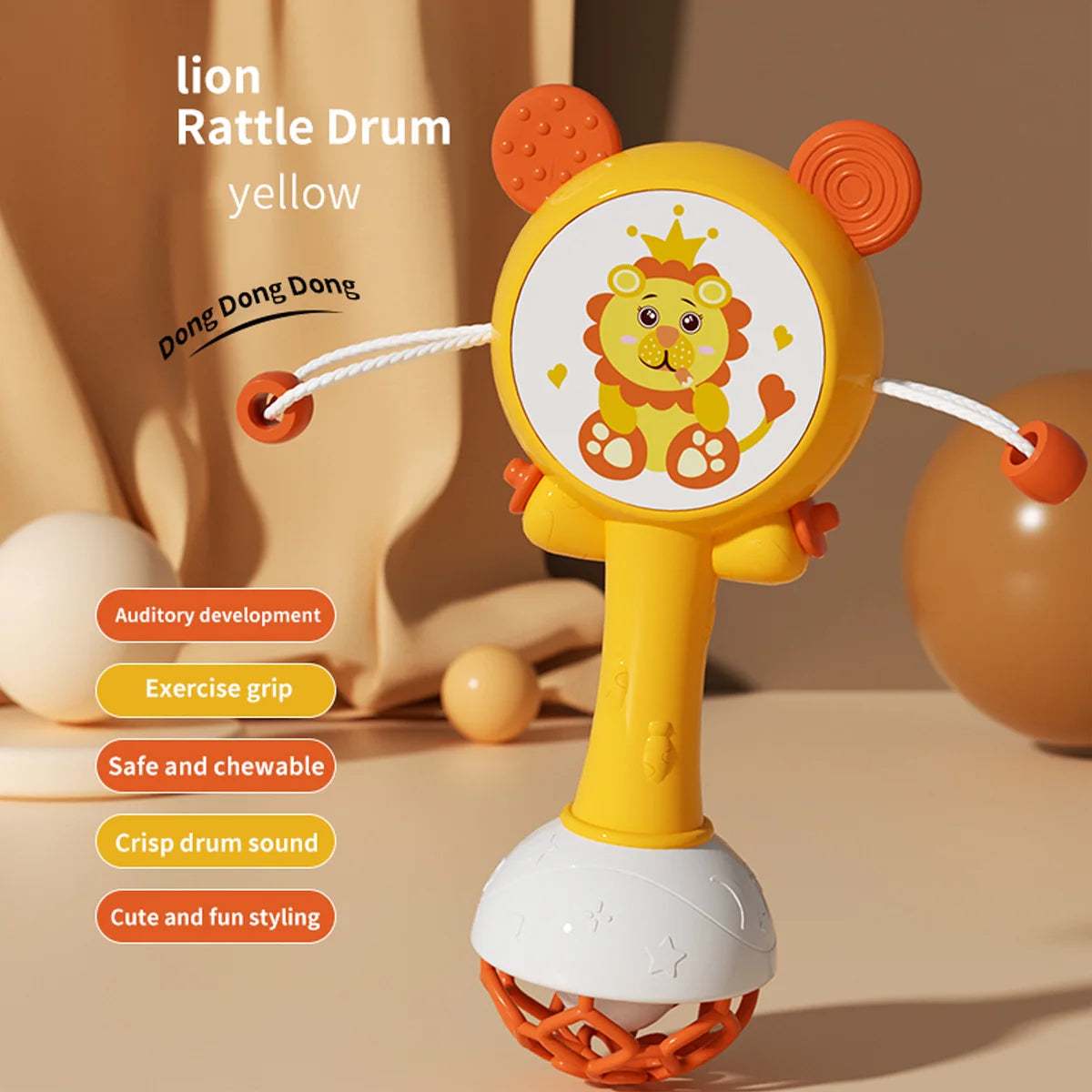 Hochet pour bébé de 0 à 18 mois, jouets, anneau de dentition, cloches à main, Mobile, arrêt de pleurer, déchirement, jouet éducatif précoce, cadeaux pour nouveau-nés