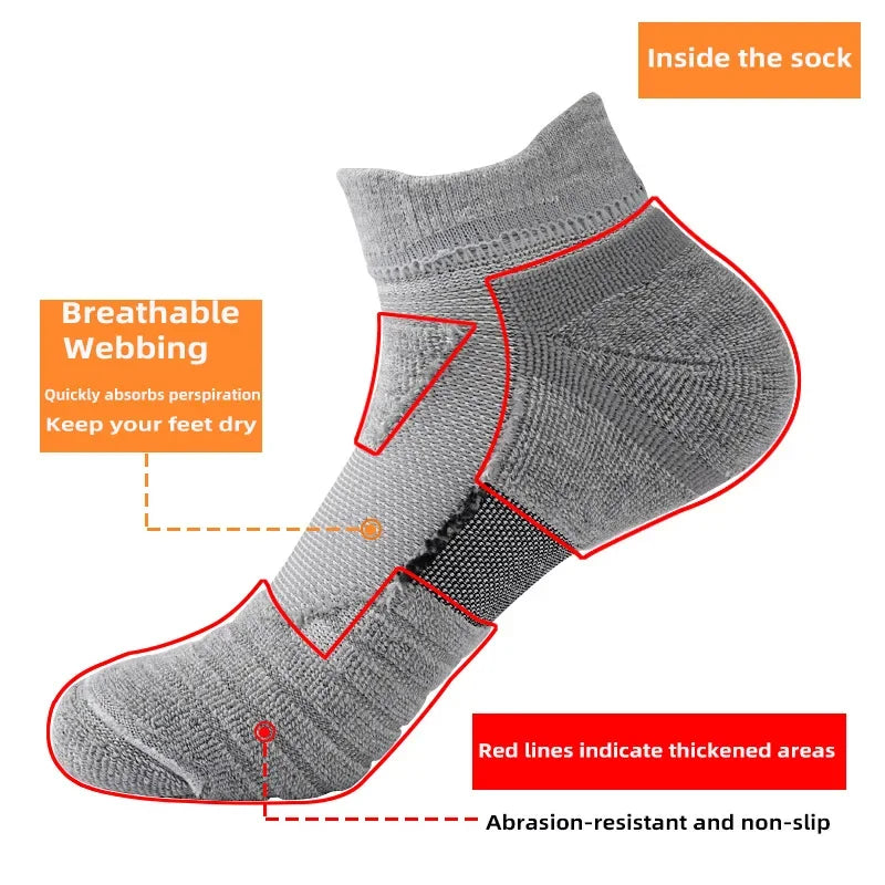 1/3 pairs of men's non-slip football socks, cotton socks, short and long tube, breathable and deodorizing sports socks, sizes 39-45