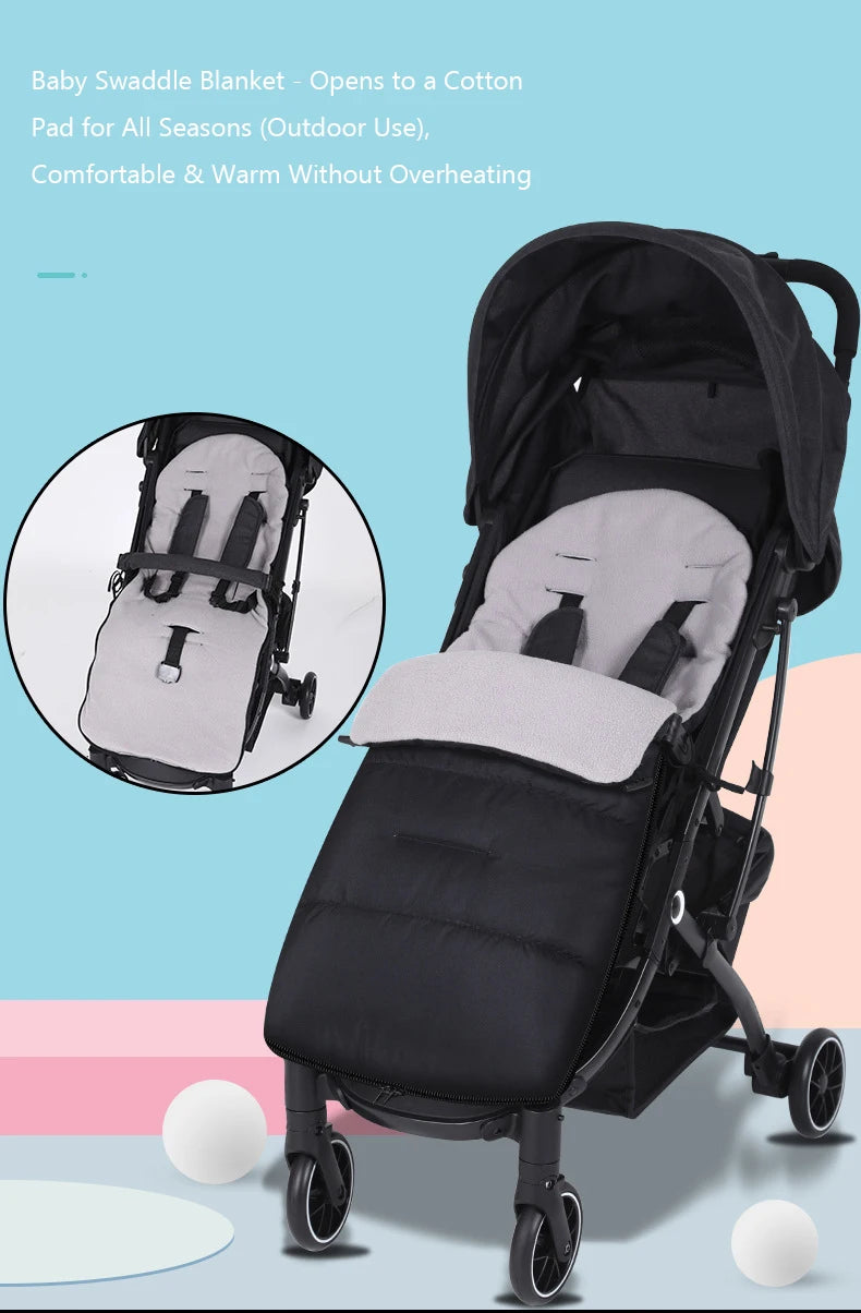 Accessoires de poussette pour bébé, couches en coton, coussin à langer, siège/Buggy/voiture, tapis général pour nouveau-né, couverture pour chancelière