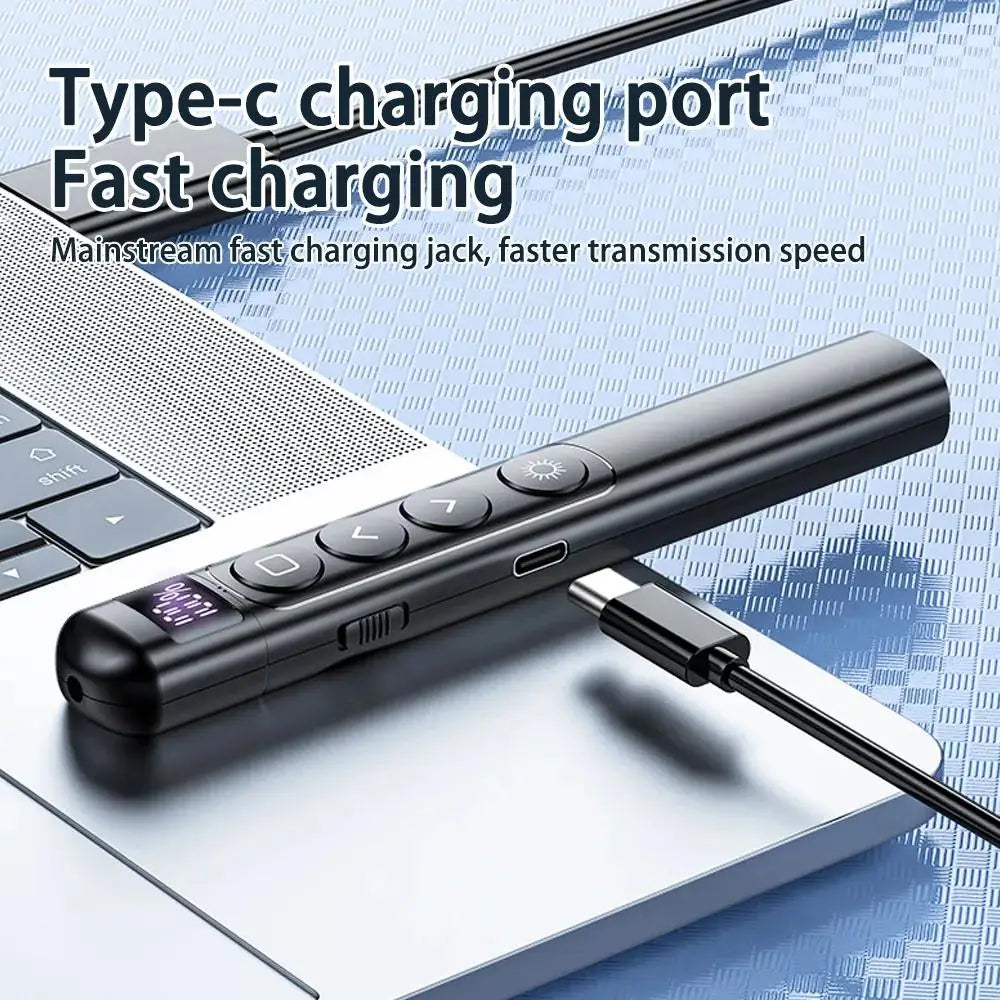 Wireless presentation pen with infrared remote control, USB laser pointer, PPT page turner, PowerPoint slide budget