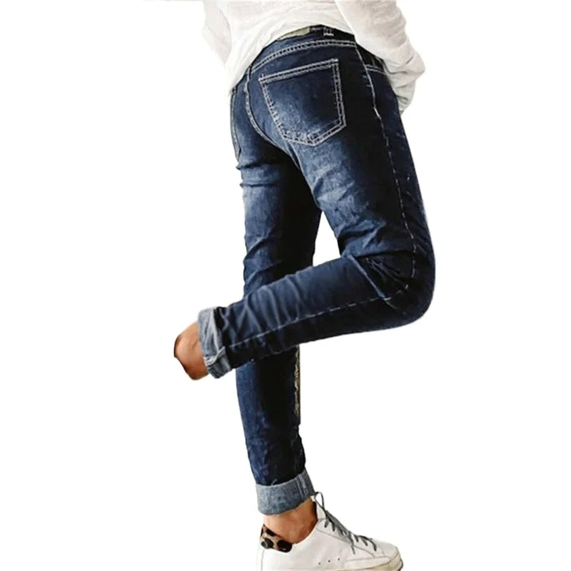Jean à boutonnage pour femmes, pantalon en Denim droit, taille haute, bleu, ample, délavé, mode, Vintage, Streetwear, 2024