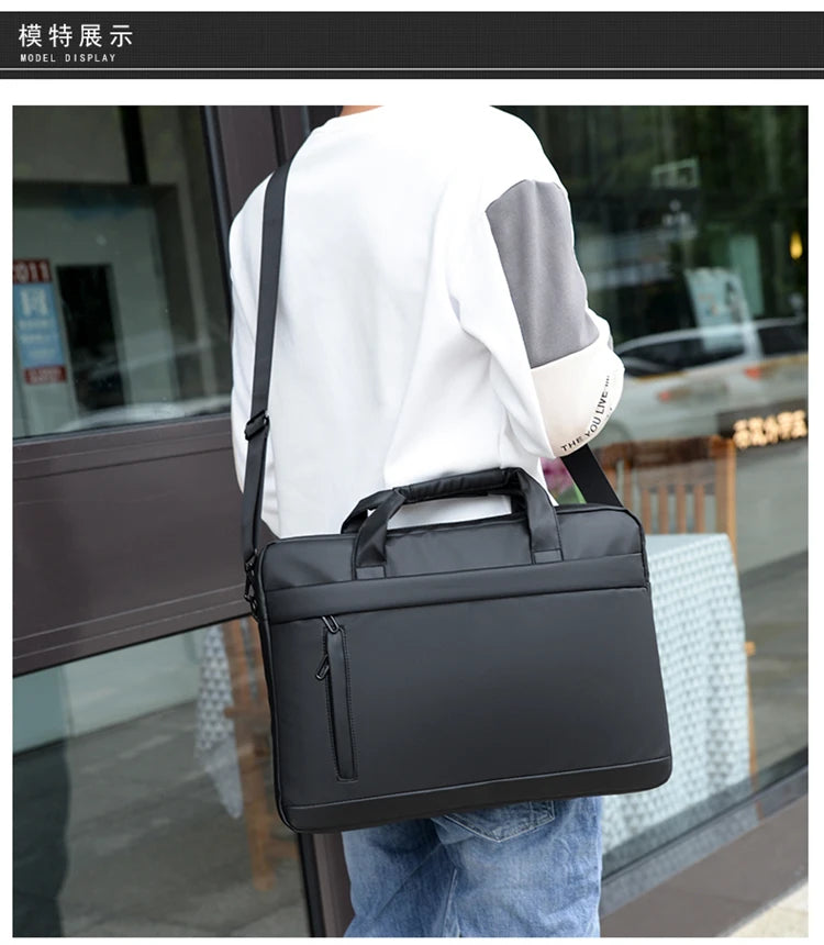 Sac pour ordinateur portable 15,6 pouces pour vêtements de travail quotidiens et sac à main de travail pour hommes et femmes