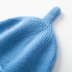 Garder au chaud chapeau d'hiver pour enfants unisexe tricot casquette enfants 100% cachemire Skullies chapeaux pour garçons Bonnet filles casquettes accessoires