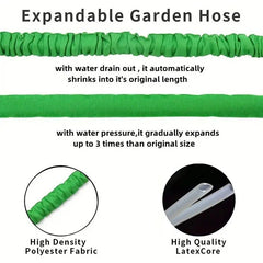 Tuyau magique extensible, lavage de voiture à haute pression, 7 fonctions de pulvérisation d'eau, pistolet à eau, tuyau d'arrosage de jardin domestique