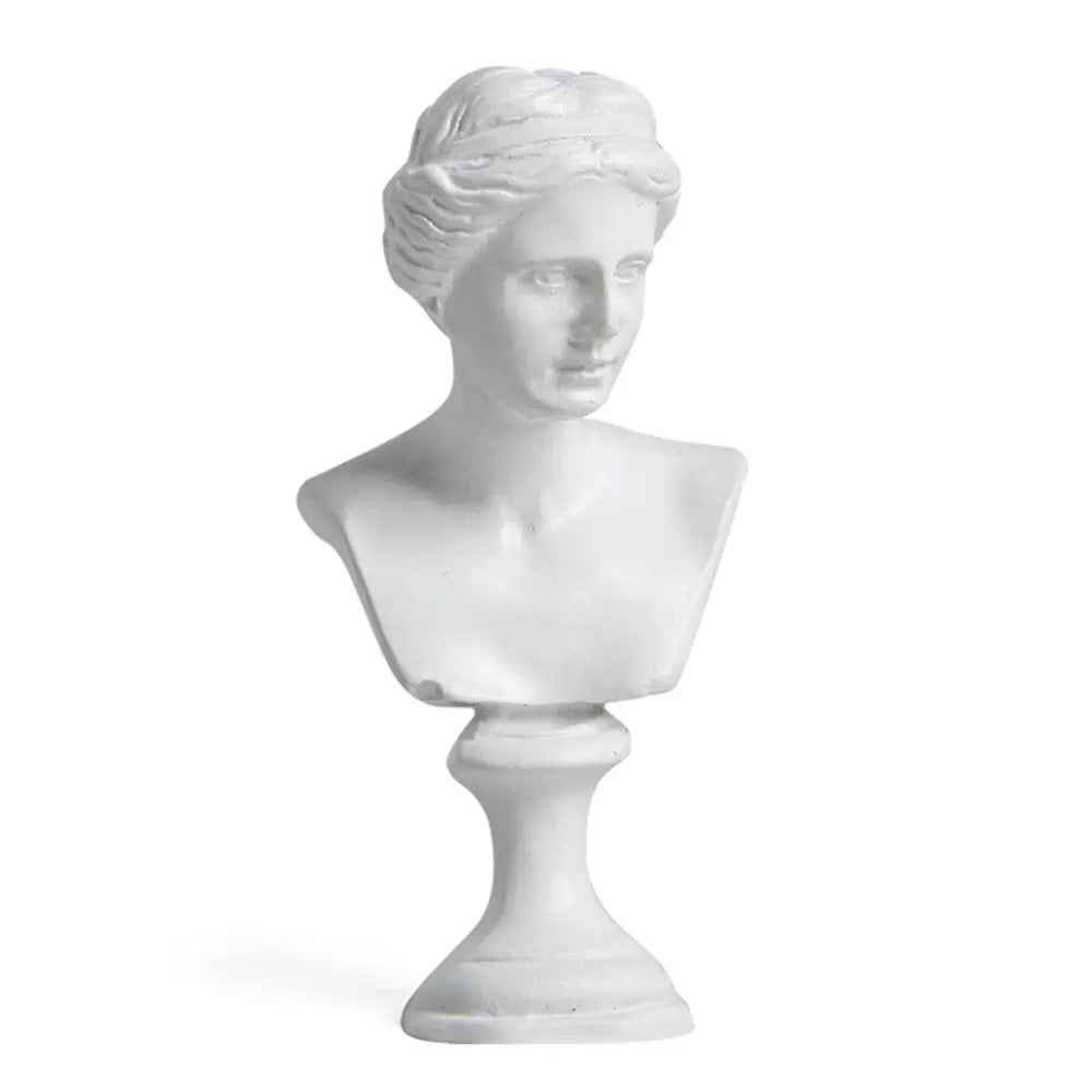 Office ornament inventory for interior decoration, plaster portraits, Myenson Greek figurine, famous sculpture, plaster bust statue