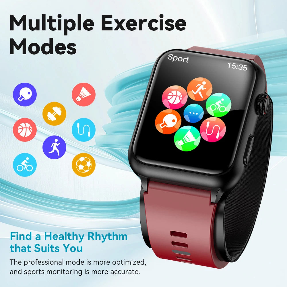 2025 nouvelle montre intelligente NOYAFA précision mesure de la pression artérielle moniteur de santé Smartwatch hommes 320*386 IPS écran couleur
