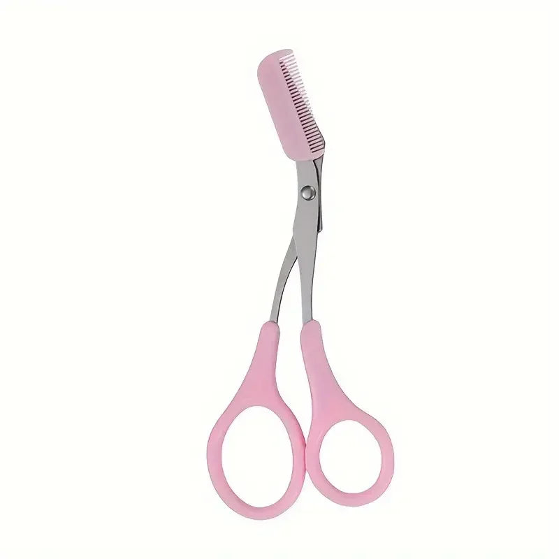 Tondeuse à sourcils ciseaux avec peigne épilation des cils du visage toilettage façonnage rasoir à sourcils accessoires de maquillage cosmétique nouveau