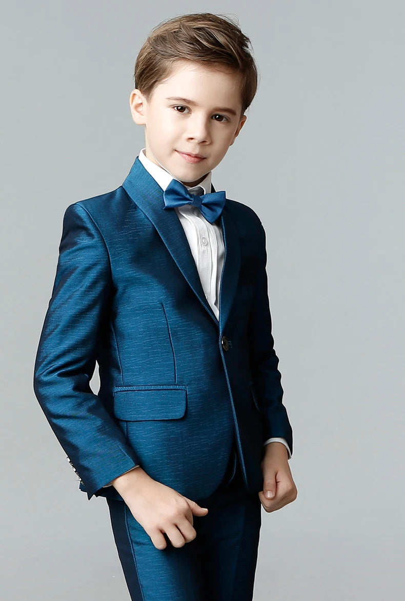 Formal suit for boys, for weddings, white party blazer, trousers, christening outfit, children's suit, prom tuxedo set for men and teenagers