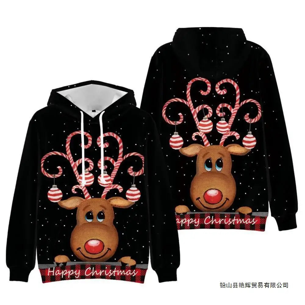 Pull de noël moche unisexe pour hommes et femmes, pull de vacances, elfe du père noël, drôle, amoureux de la personnalité, vêtements d'automne et d'hiver, 2026