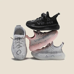 Baskets confortables et élégantes pour enfants, chaussures souples en maille respirante, légères à lacets, décontractées, pour garçons et filles, printemps-automne 2024